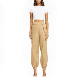 NWT I AM GIA COBAIN PANT- TAN